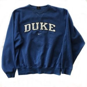 Duke Nike Crewneck Sweatshirt Vintage 